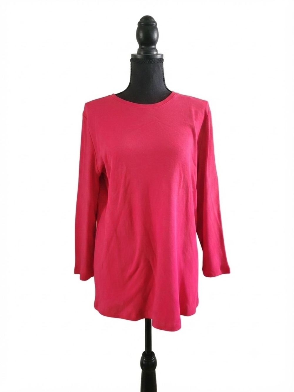 Kim Rogers Long Sleeve Crewneck Top - Red